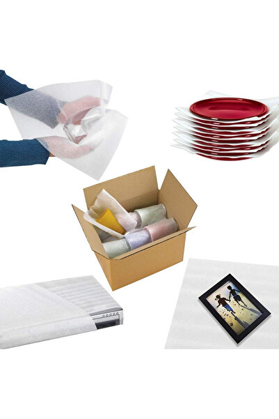 Kacar 50mt X 30cm Rulo Şilte Streç Film Porselen Tabak Bardak Cam Eşya Sarma ...