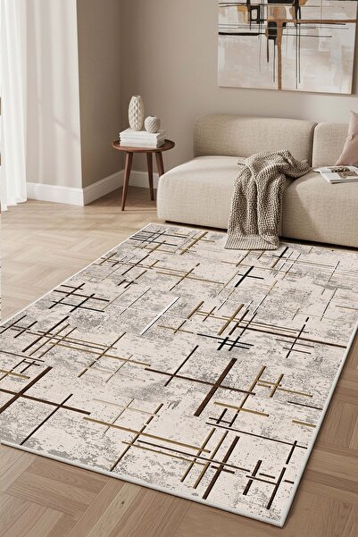 West Home Imprimare digitală, lavabilă, bază anti-alunecare, covor de living,...