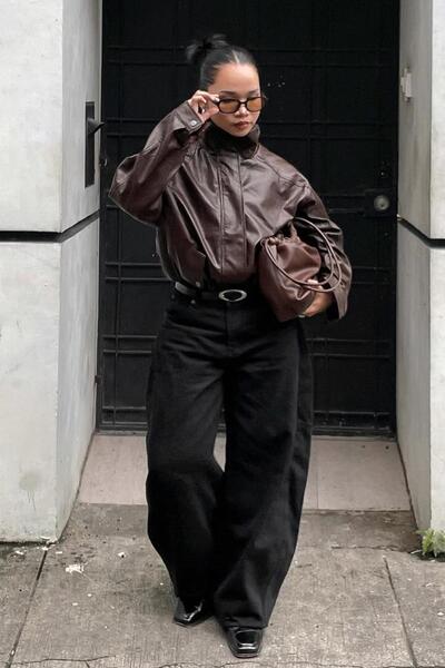 Bershka Barrel trousers