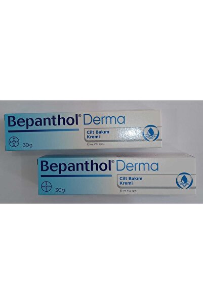 Bepanthol Derma Cilt Bakım Kremi 30gr 2'li paket - Tüm Cilt Tiplerine Uygun, ...