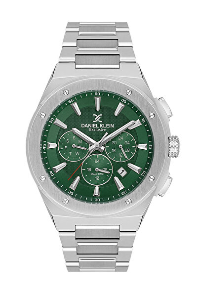 Daniel Klein Exclusive Silver Stainless Steel Watch for Men DK.1.14219-3