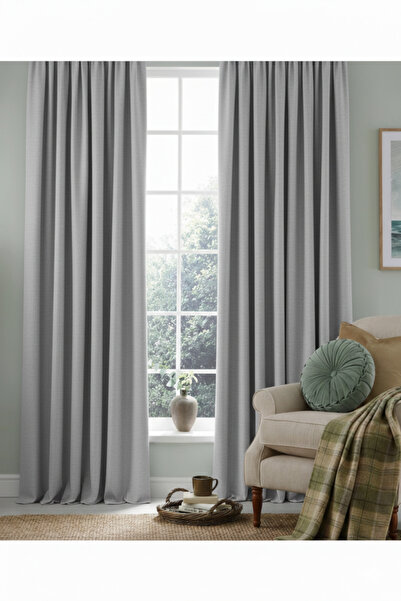 NS Ehli Tacir ستارة شمسية حرارية من القماش السميك باللون الرمادي الفاتح (EN X...