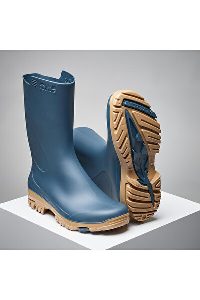 Decathlon حذاء المطر القصير للنساء من Solognac - أزرق - للصيد ومراقبة الطبيعة...