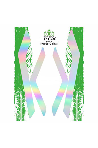 GOGOPREMİUM HONDA PCX 2025 UYUMLU FAR ÜSTÜ FİLM HOLOGRAM