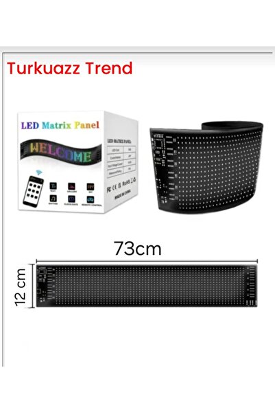 Genel Markalar Matrix Led Panel Dijital Ekran Yazı ve Animasyon Eklenebilen T...