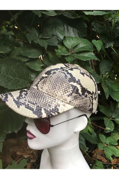 BY SCK Pălărie unisex 100% piele - Piton Printed