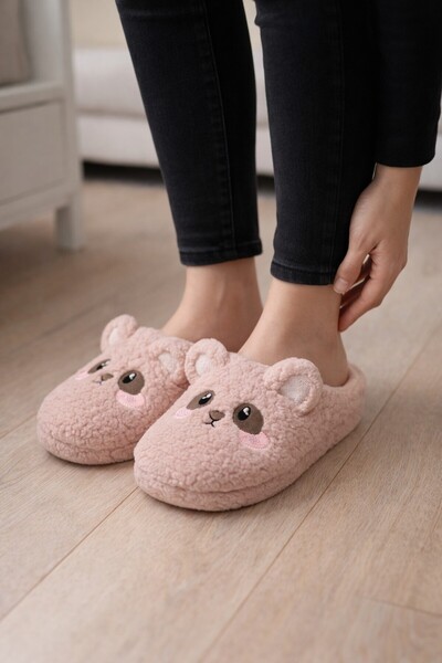 Moda Frato Teddy Bear Women's House Slippers Winter Slippers Rubber Soundless...