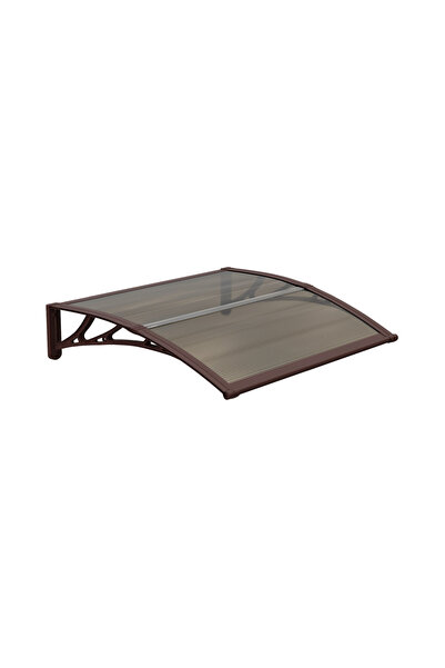 MAPROFI ECO door awning 120x80cm awning shelter roof brown-bronze
