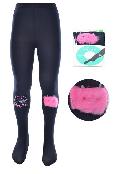 Penti جوارب طويلة للفتيات من Pretty Fur Monster 40 Den