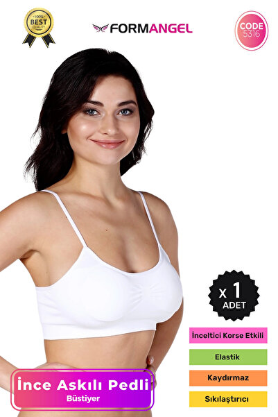 Form Angel # Bustier Stitch-Free Seamless Women's Flexible Soft Fabric Thin S...
