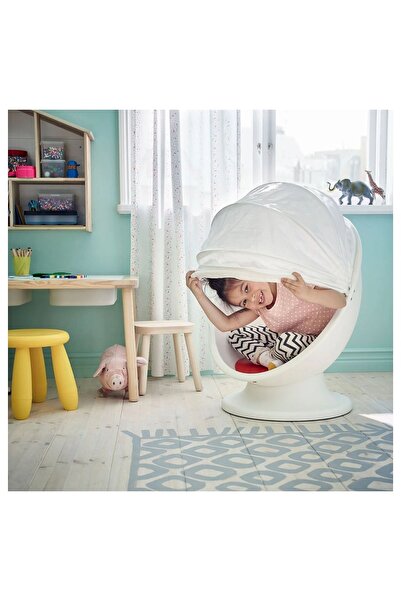 IKEA LÖMSK Dönen Çocuk Koltuğu, Beyaz
