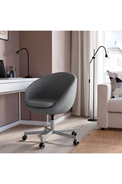 IKEA VİSSLE GRİ DÖNEN ÇALIŞMA SANDALYESİ