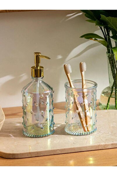 LC Waikiki Σετ μπάνιου από γυαλί LCW 2 τεμαχίων (W5)