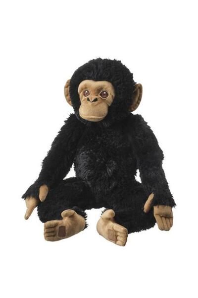 IKEA Yumuşak Oyuncak, Siyah, 32 cm, Şempanze Peluş
