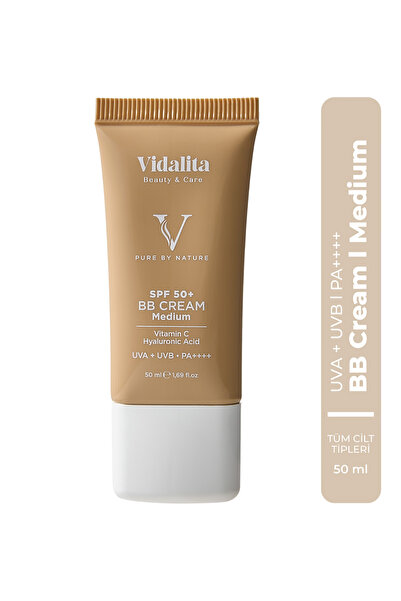 Vidalita Beauty & Care Vitamin C & Hyaluronic Acid BB Cream SPF 50+ – Medium ...