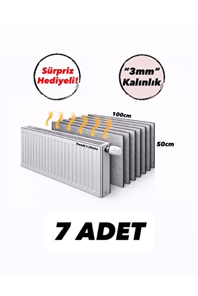 trends's choice 7 Adet Petek Arkası Isı Yalıtım Levhası Alüminyum Folyo 7 Rad...