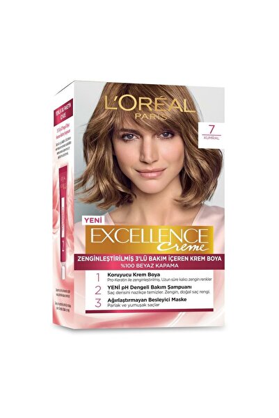 L'Oreal Paris L'Oréal Paris Excellence Creme Saç Boyası - 7 Kumral