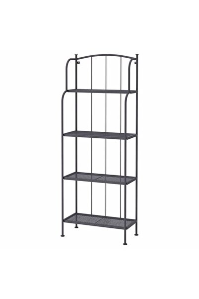 IKEA Lackö Açık Raf Ünitesi, Gri MeridyenDukkan İç-Dış Mekan 61x32x160 cm