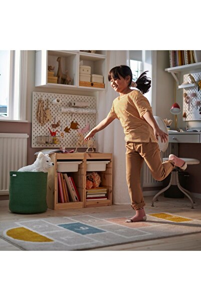 IKEA çocuk halısı, bej, 100x160 cm