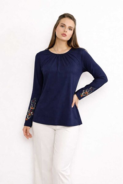 Nacar Moda Bluză din Lycra pentru femei de vârstă mijlocie și peste patru ano...