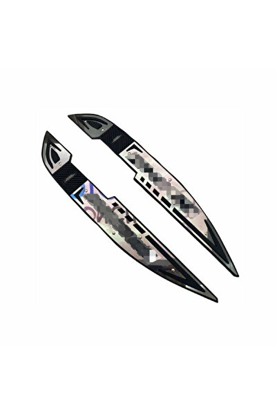 Genel Markalar Honda Pcx 2021 - 2024 Uyumlu Kauçuk + Krom Ayak Basamak