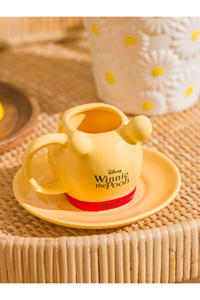 LC Waikiki LCW HOME Karışık Winnie The Pooh Baskılı Seramik Kahve Fincanı 100 Ml