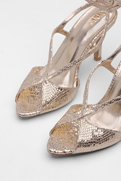 MARY Women's Heeled Sandals Thin Heel Sandals Ankle Strap Sandals Cross Strap...