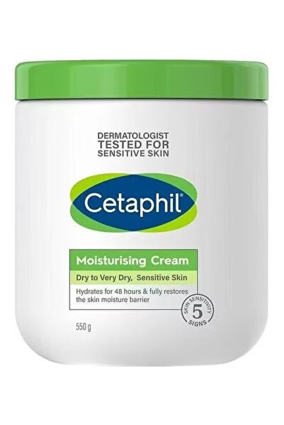 Cetaphil كريم مرطب للبشرة الجافة والحساسة أبيض 550 جرام