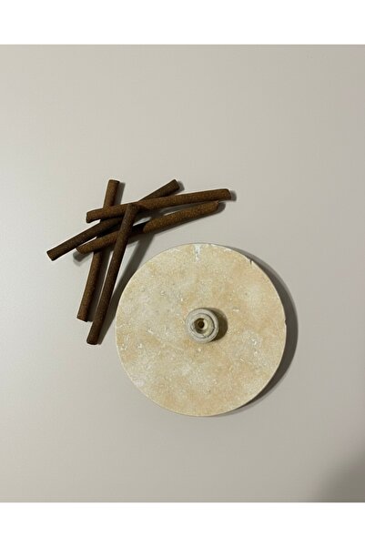 LEKUREN Traverten Mermer Tütsülük, Gerçek Mermer, Stick Tütsülük