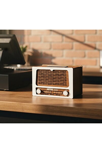 Genel Markalar Rustik Ahşap Radyo Kumbara