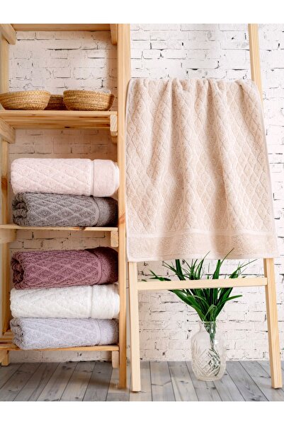 Nurpak فوليا قطن 100% 6 قطع مناشف اليد والوجه