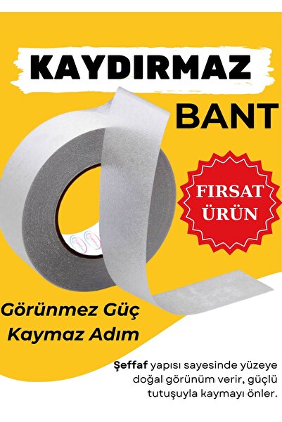 Genel Markalar Merdiven Kaydırmaz Bant 50 Mm X 25 Mt Şeffaf