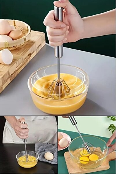 Kitchen Live Çelik Basmalı Otomatik Manuel Çırpıcı