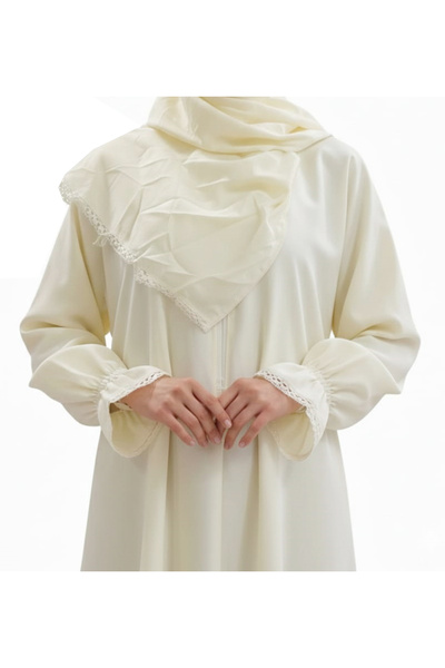 SDD شرشف صلاة سحاب قطن بارد وثقيل مع طرحة متصلة واسع ومريح