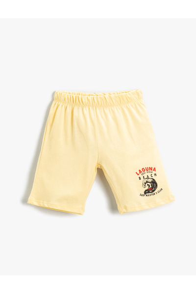 Koton Jungen-Shorts aus Baumwolle mit Surf-Print