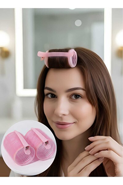 MutluBiDünya 2 Adet Mandallı Saç Kabartma Bigudisi Hacim Arttırma Mandal Bigudi