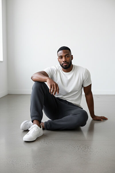 Arwen Fashion Φούτερ παντελόνι JOGGER από χοντρό ύφασμα με 3 κλωστές, ΟΥΝΙΣΕΞ