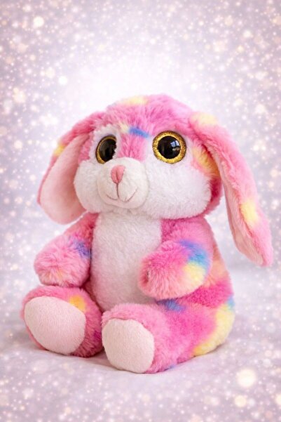 viyolmarketim Sevimli Peluş Tavşan 25 cm – Uyku & Oyun Arkadaşı, Karışık Renk...