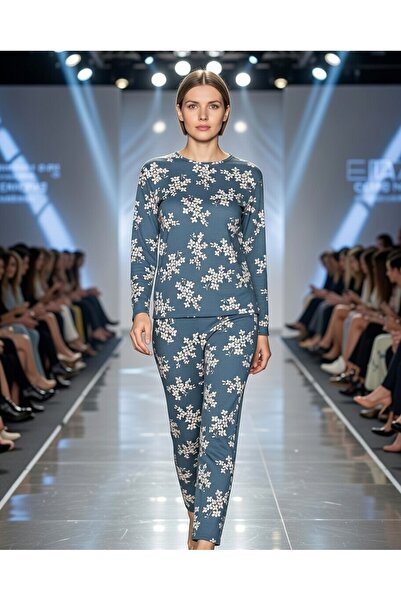 Aydoğan Σετ γυναικεία μακρυμάνικη πιτζάμα Pure Series