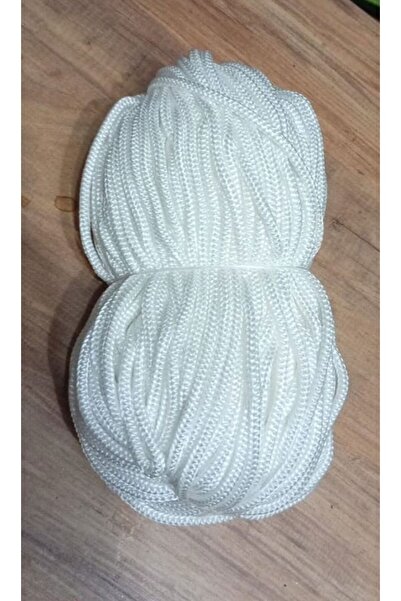 Genel Markalar 1 Çile 6 Mm Beyaz Polyester Hamak Salıncak Makrome Ip (takribi...