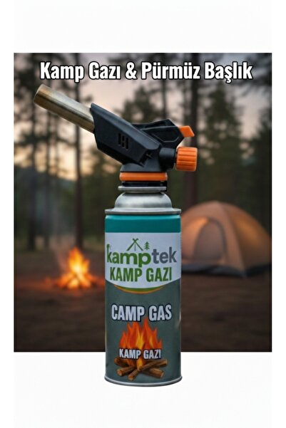kamptek kamp teknolojisi 1 Adet Pürmüz Başlık 1 Adet Bütün Kamp Gazı Steel / ...