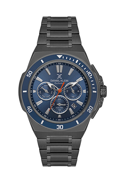 Daniel Klein Exclusive Black Stainless Steel Watch for Men DK.1.14226-5