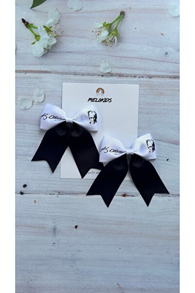 MeloKids 10 November 29 October Black and White Atatürk Clip Buckle 2 Pieces ...