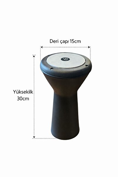 RHYTHM PERCUSSION 100-DK 6" Döküm Darbuka (1 Adet) | Ağır Döküm Gövde Güçlü B...