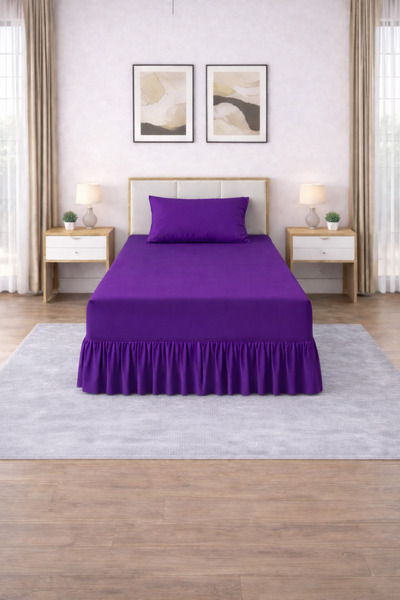 Zarif Home Baza Ruffle Sheet Set (Single)