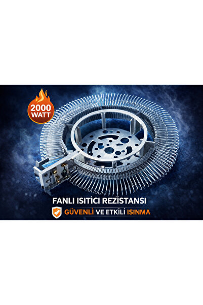 Baytech Kumtel 6331 Uyumlu Fanlı Isıtıcı Rezistansı