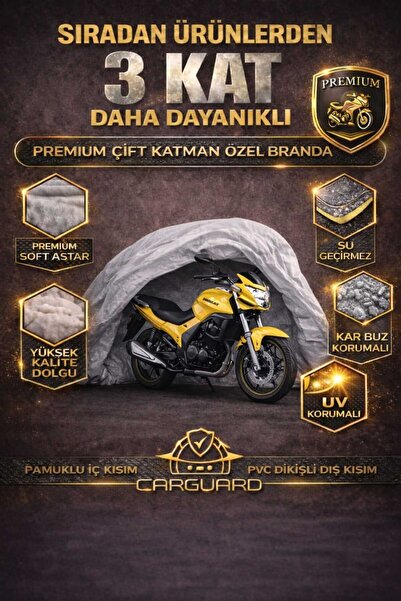 CarGuard Mondial Vulture 125 I Ribbed Motorcycle Tarpaulin Tent Cover - Miflon