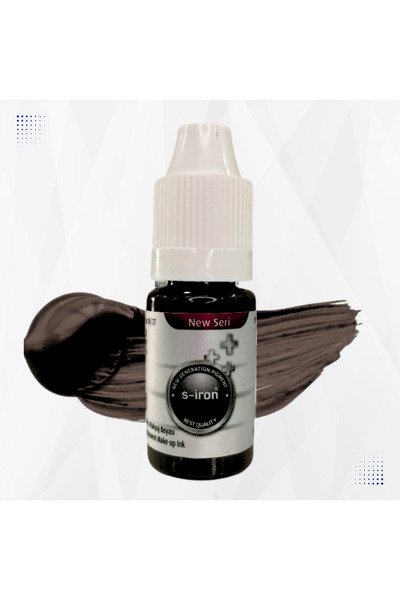 S-İRON COSMETİC Warm Brown – Koyu Kestane Kalıcı Makyaj Boyası 15 ml
