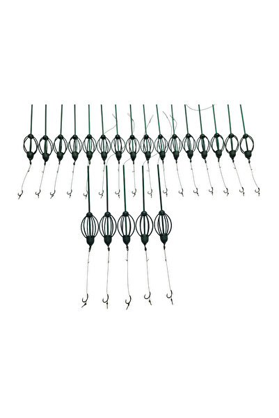 Monturi&Forface Set 3 Monturi Crap 70gr Ready to Fish + 10 Agrafe Rapide + 10...