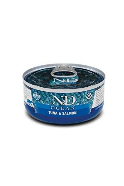 N&D Ocean Ton Balıklı Somonlu Tahılsız Yetişkin Kedi Konservesi 70 GR